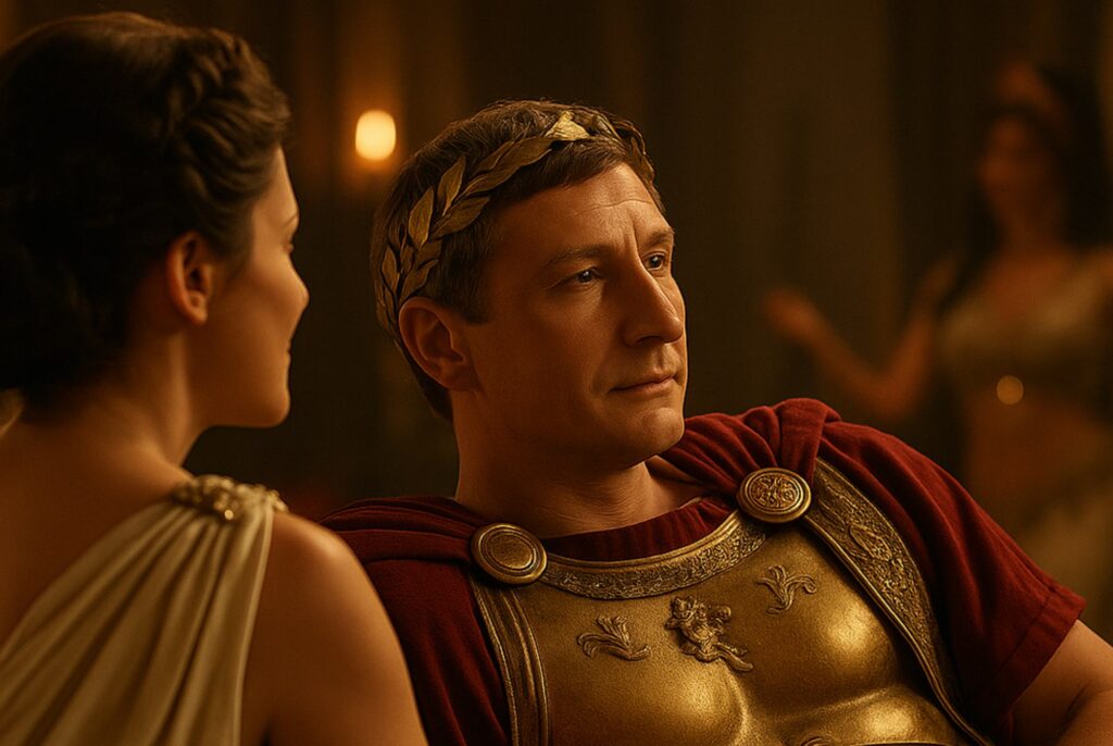 Augustus mit Metresse